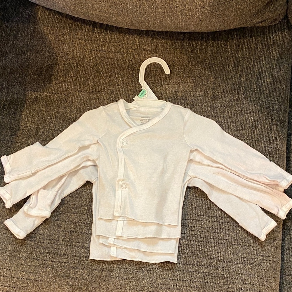 Baby Long Sleeved Side Snap Tees